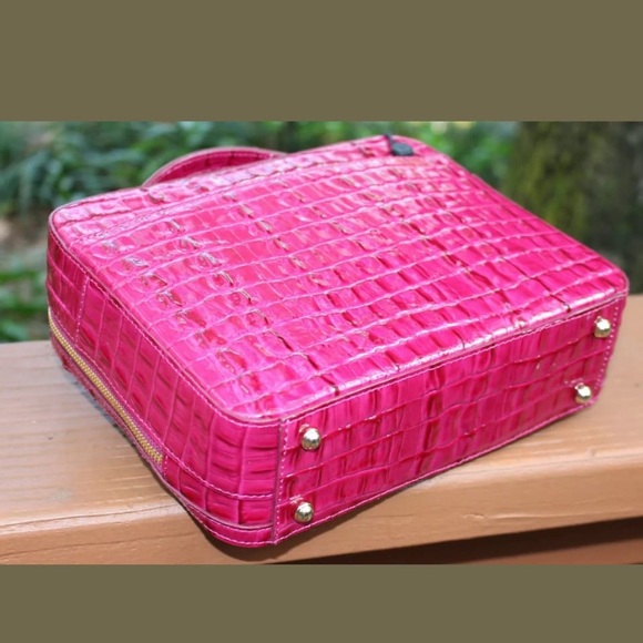 Sold NWT $265 Brahmin Evie Fuchsia La Scala Pink - Picture 5 of 8